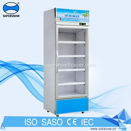 Mini geladeira com porta de vidro 196L